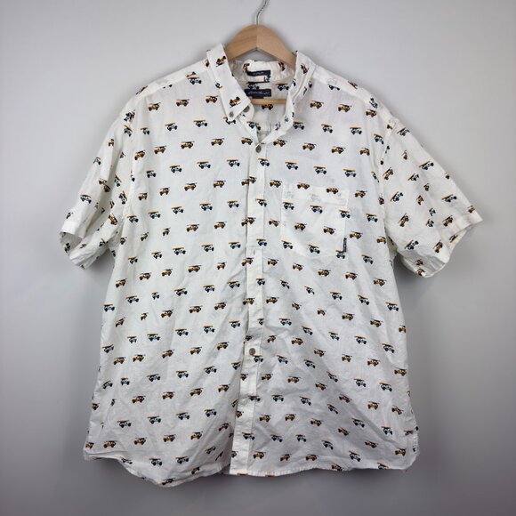 Eddie Bauer Other - Men's Eddie Bauer Print Short Sleeve Button-Down Shirt, Size XXL